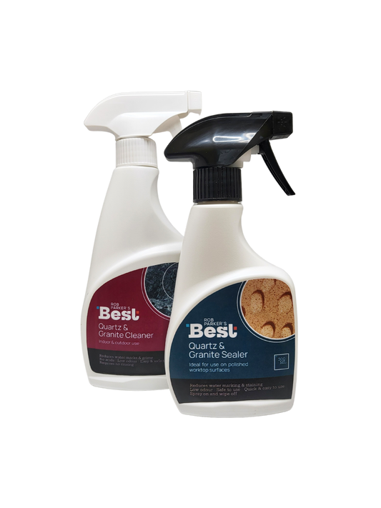 Rob Parker's Best Twin Pack: Quartz & Granite Sealer & Quartz & Granite Cleaner